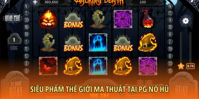 Siêu phẩm thế giới ma thuật tại PG nổ hũ